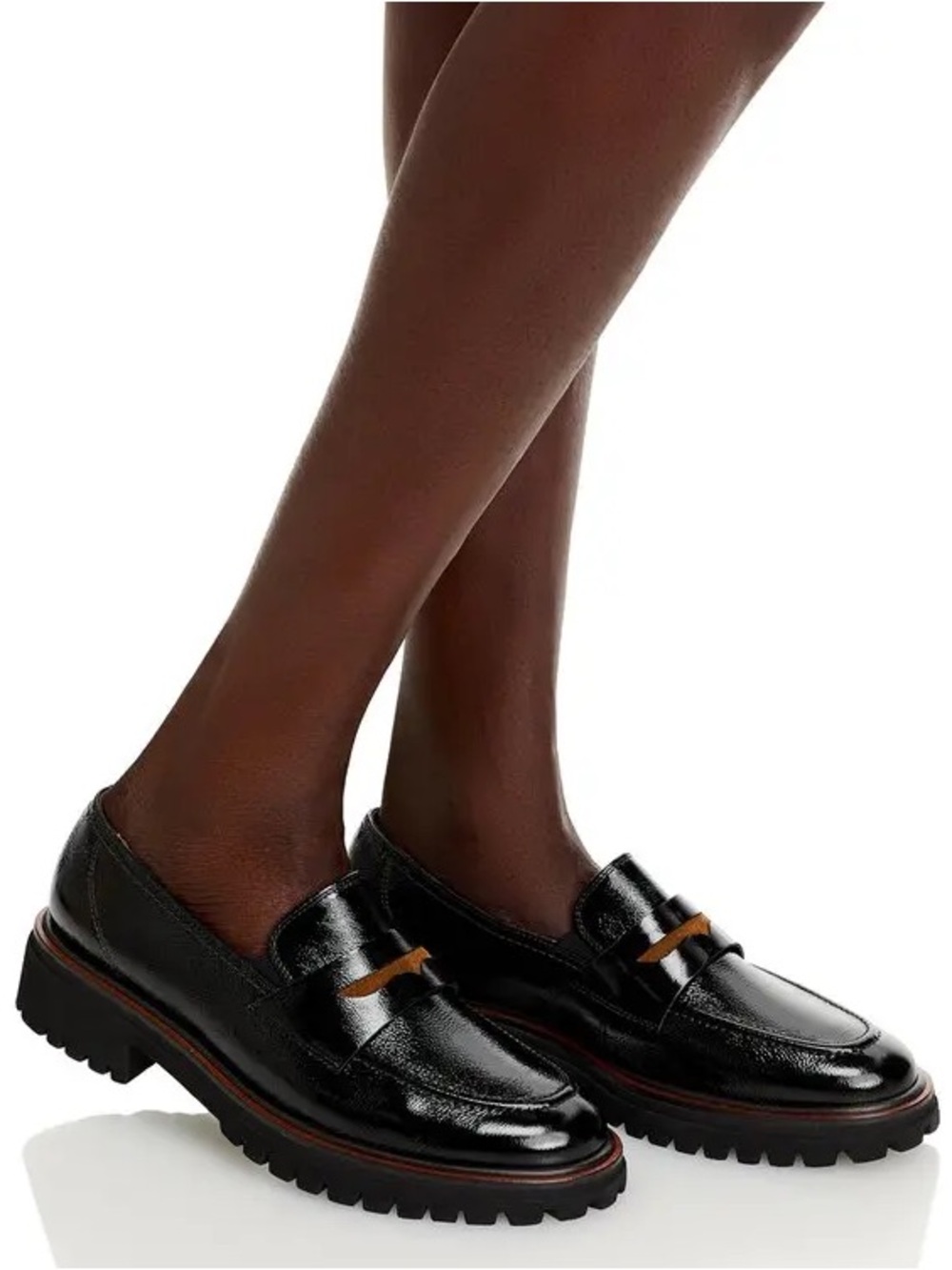 Paul Green Wellesley Loafers Women’s Size 8 Black Toffee Combo
